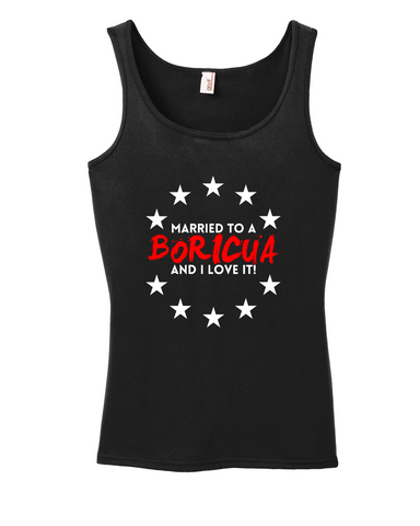 Married a Boricua - Tank Top