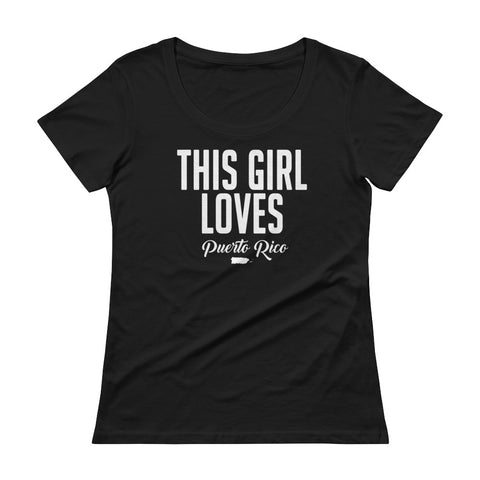 This Girl Loves PR | Ladies' Scoopneck T-Shirt