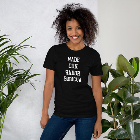 Made Con Sabor Boricua | Short-Sleeve Unisex T-Shirt