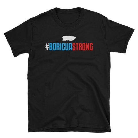 Boricua Strong Map | Short-Sleeve Unisex T-Shirt