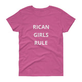 Rican Girls Rule | Women's short sleeve t-shirt