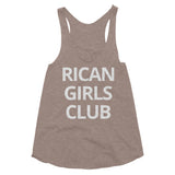 Rican Girls Club | Women's Tri-Blend Racerback Tank