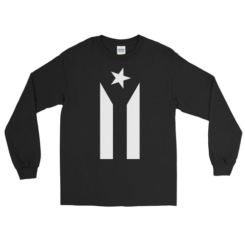 PR Flag Black | Long Sleeve T-Shirt
