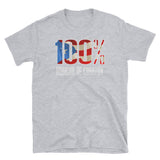 100% Boricua De Corazon | Short-Sleeve Unisex T-Shirt